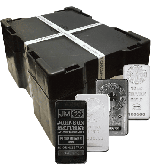 10 oz silver bars monster box