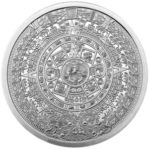 5 oz Silver Round Aztec Calendar