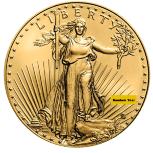 1 oz American Gold Eagle Coin Random Year