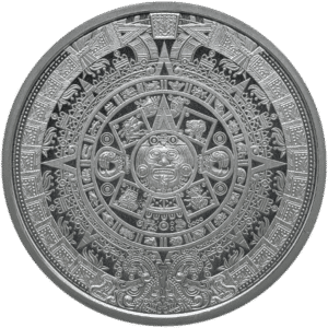 12 oz Aztec Silver Round