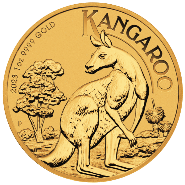 2023 1oz Gold Kangaroo Reverse