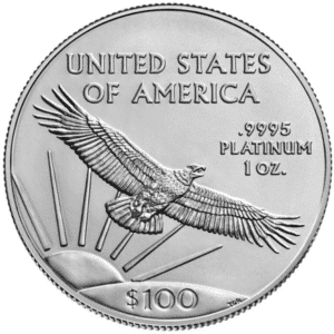 2023 1oz Platinum Eagle Obverse