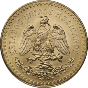 Gold Mexico 50 Peso Reverse