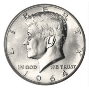 Kennedy BU 1964 90% Buying Junk Silver