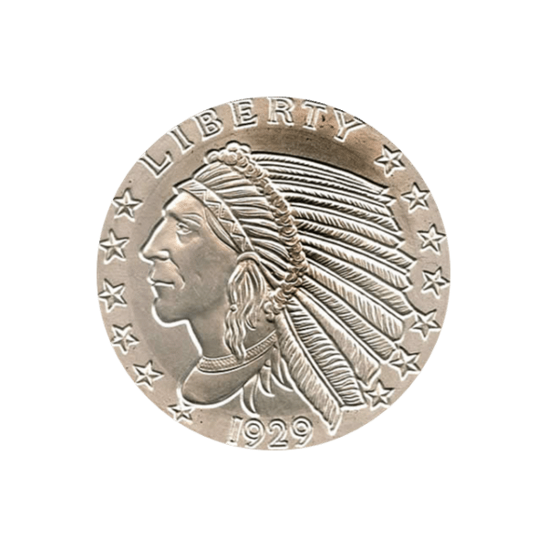 5 oz Silver Indian Head