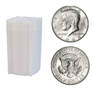 90% Silver 1964 Kennedy Half Dollar BU 20-Coin Tube