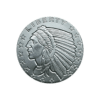 1/4 oz Incuse Indian Silver Round