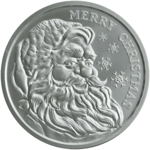 2023 1 oz Santa Christmas Silver Round