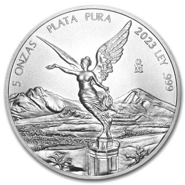 2023 5 oz Silver Mexican Libertad - BU