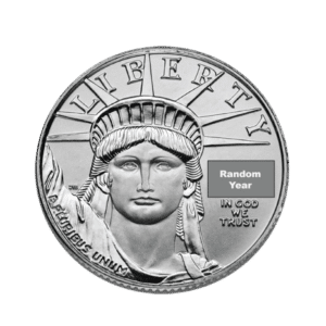 1/4 oz Platinum Eagle Coin Random Year