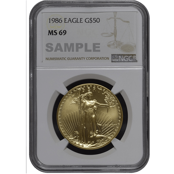 1986 1 oz Gold American Eagle