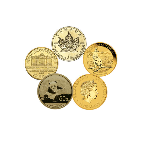 Low Premium 1/10 oz Gold Coins