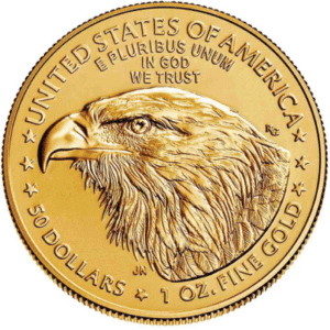 2024 1 oz American Gold Eagle Coin Reverse