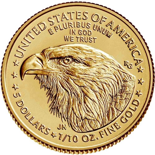 2024 110 oz Gold American Eagle Reverse