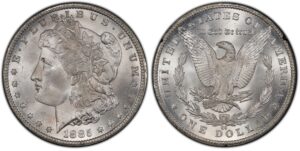 1885 CC Morgan Dollar GSA Holder wBox COA