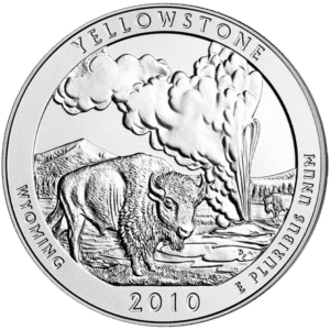 2010 5 oz Silver ATB Yellowstone
