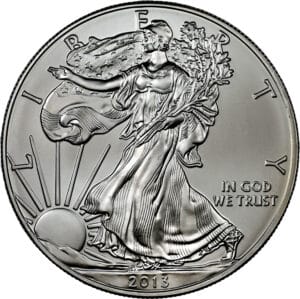 2013 American Silver Eagle Coin BU