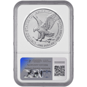 2024 American Silver Eagle NGC MS70 First Day W Reverse