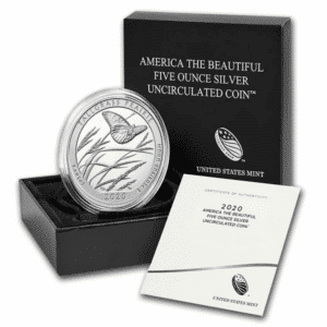 America The Beautiful 5 oz Coins