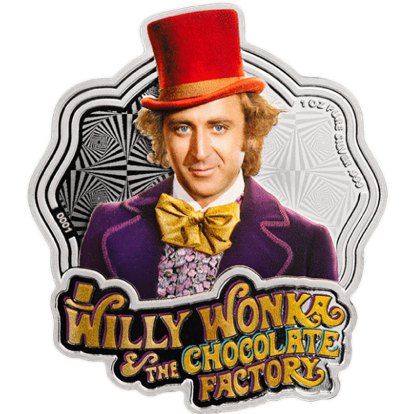 Silver Willy Wonka Coin
