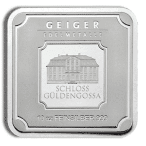 10 oz Geiger Silver Bar Sealed
