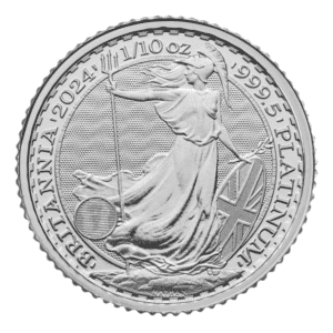 2024 1/10 oz Platinum Britannia Royal Mint