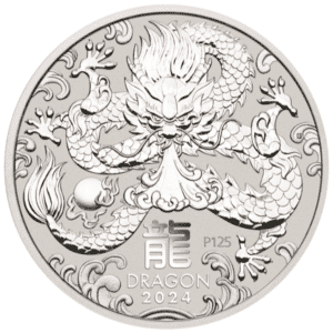 2024 5 oz Silver Dragon Perth Mint | Lunar Series