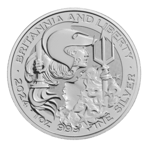 2024 1 oz British Britannia and Liberty Silver Coin