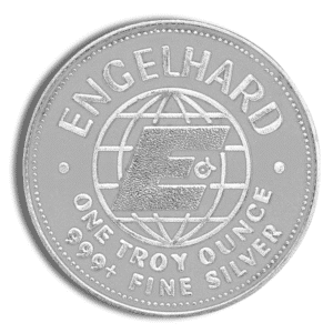 Engelhard Prospector 1 oz Silver Round Reverse