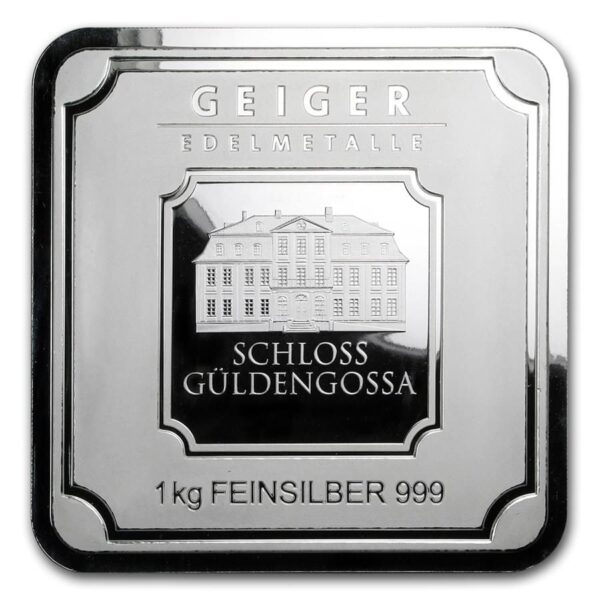 1 Kilo Geiger Silver Bar