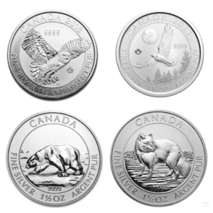 Canadian 1.5 oz Silver Wildlife Coin Series - Random Year Low Premium