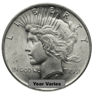 Silver Peace Dollar BU | Random Year