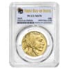 2025 1 oz Gold Buffalo MS70 PCGS Buffalo Label First Day of Issue