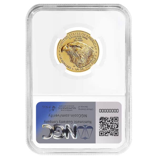 2025 14 oz American Gold Eagle NGC MS70 First Day of Issue 2