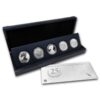 2011 5 Coin American Silver Eagle Set 25th Anniversary set