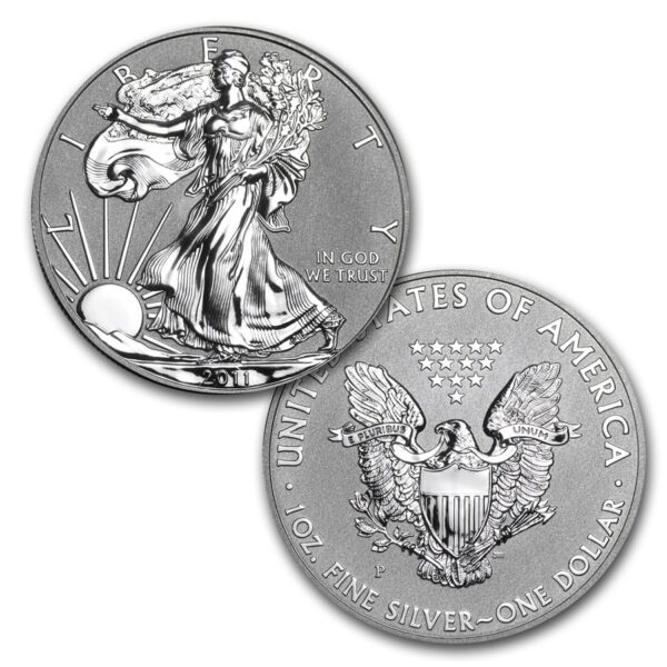 2011 5 Coin American Silver Eagle Set 25th Anniversary set 2