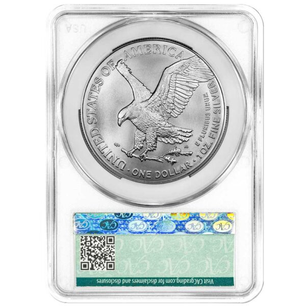 2025 American Silver Eagle CAC MS70 First Delivery 2