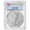 2025 American Silver Eagle MS70 PCGS First Day Issue Flag Label 1