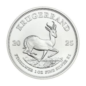 2025 1 oz South African Silver Krugerrand BU
