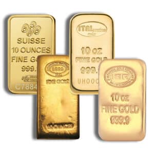 10 oz Gold Bar LBMA