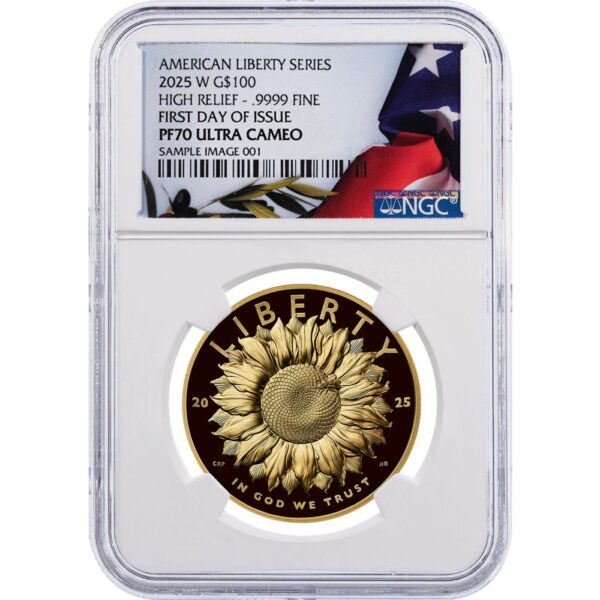 2025 W American Liberty Series High Relief FDI PF70