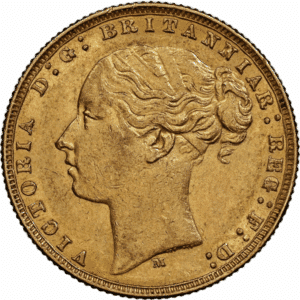 English Gold Sovereign – Queen Victoria Young Head