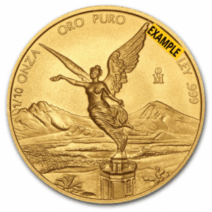 1/10 oz Mexican Gold Onza (Libertad)