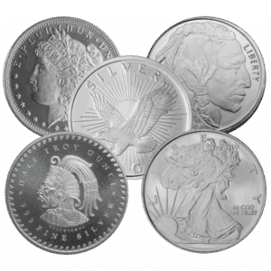 1/2 oz Silver Round – Generic Design (.999 Fine Silver)