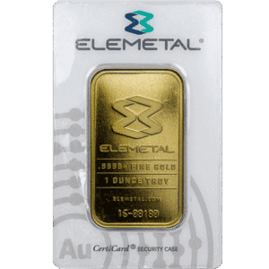 1 oz Elemetal Gold Bar (OPM/NTR)