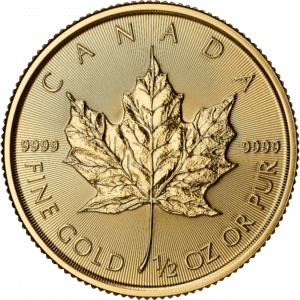 2026 Canada 1/2 oz Gold Maple Leaf