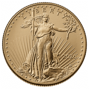 2026 1/2 oz American Gold Eagle Coin BU (Pre-Sale Mid January)
