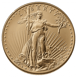 2026 1 oz American Gold Eagle Coin BU (Pre-Sale Mid January)