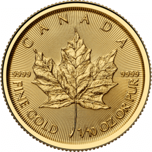 2026 Canada 1/10 oz Gold Maple Leaf