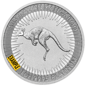 1 oz Australian Platinum Kangaroo Coin